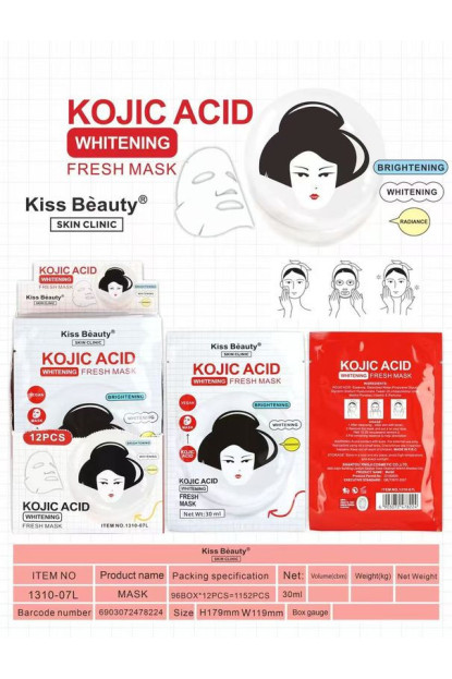 MASCARILLA FACIAL ACIDO KOJICO