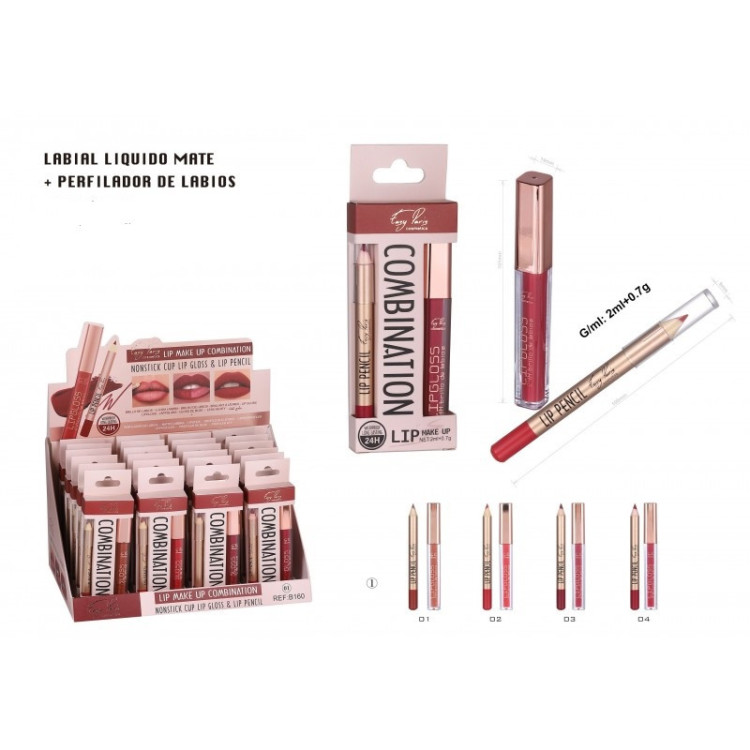 KIT B.DE LABIOS FIJO+PERFILADOR 24H   B160