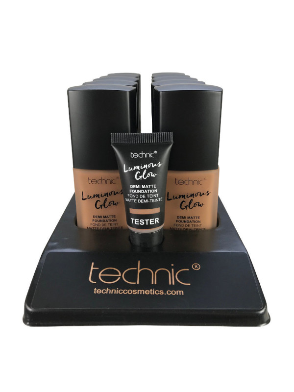 TECHNIC LUMINOUS GLOW DEMI MATTE FOUNDATION CHESTNUT