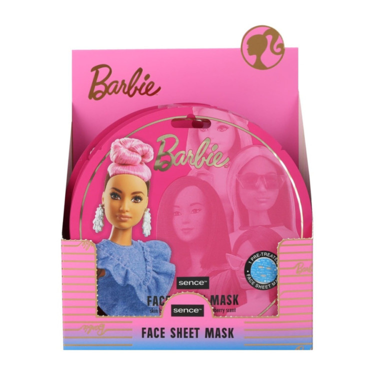 Mattel Barbie Shelf Display Printed Facial Sheet Mask 20ml 