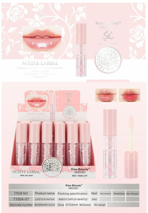 ACEITE LABIAL HIDRATANTE + SUAVIZANTE HIDRATANTE YARA