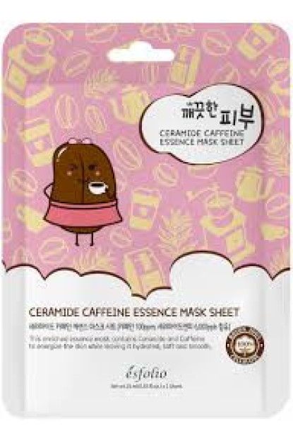 Mascarilla Facial Esfolio Pure Skin Ceramide Caffeine Essence Mask Sheet 25ml