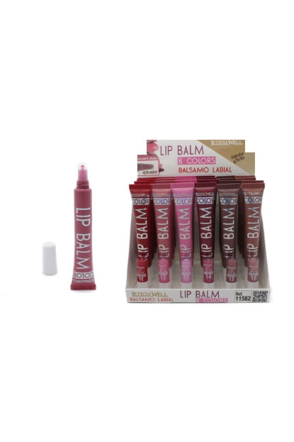 LIP BALM 6 COLORES CON APLICADOR