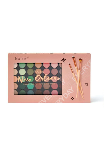 Technic Set New Orleans Paleta de Sombras y Brochas