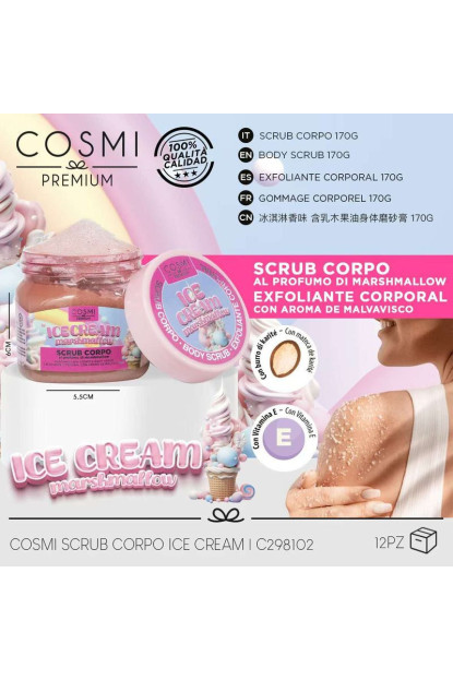 EXFOLIANTE CORPORAL  DE HELADO