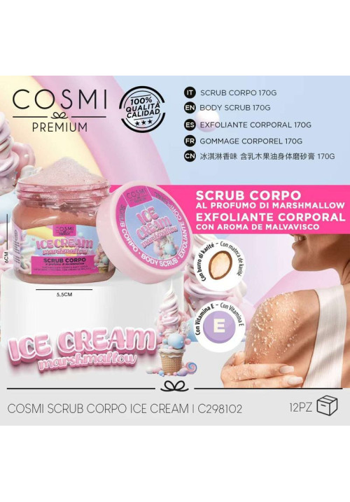 EXFOLIANTE CORPORAL  DE HELADO