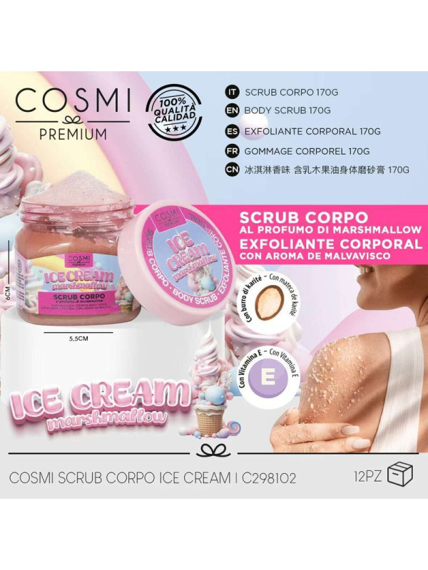 EXFOLIANTE CORPORAL  DE HELADO