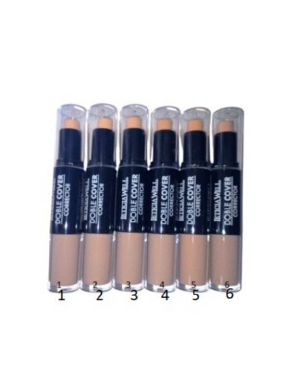 doble corrector liquido y barra