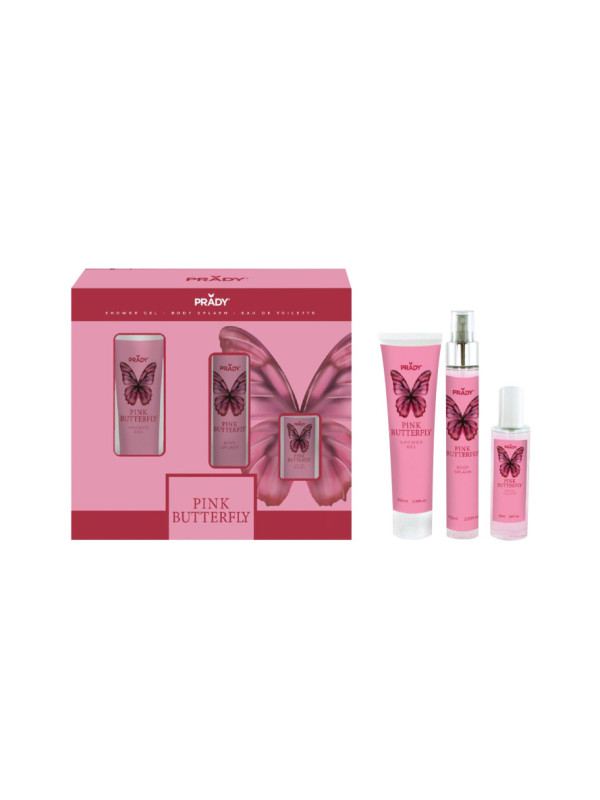 Pack para el cuidado del cuerpo - Pink Butterfly