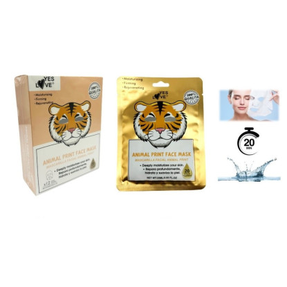 MASCARILLA ANIMAL PRINT TIGRE