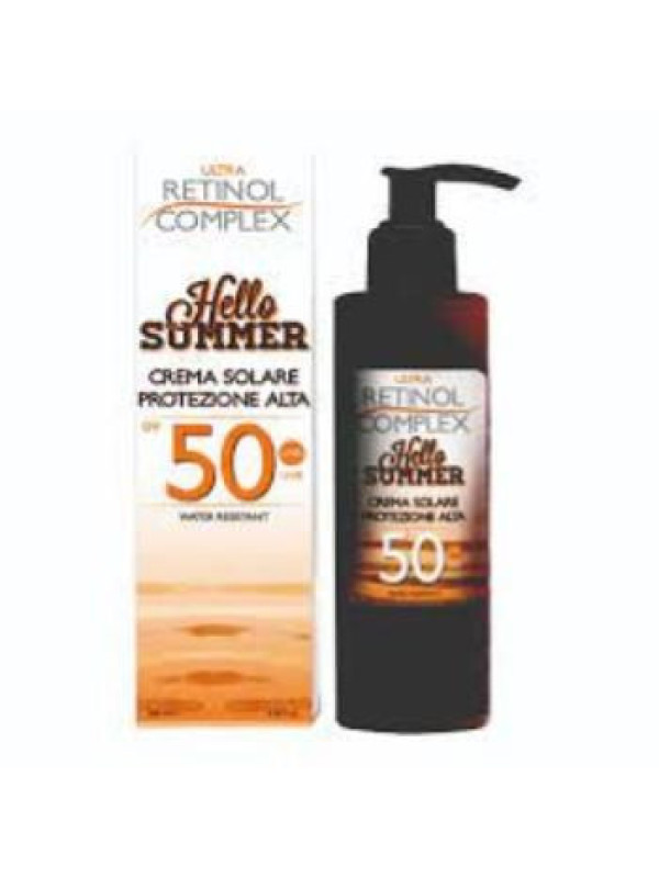 proteccion solar del 50 retinol  resistente al agua