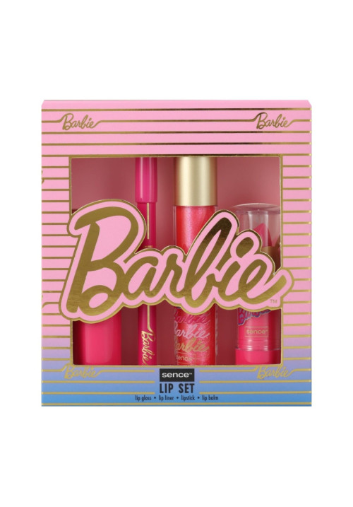 Mattel Barbie Giftset 4pcs Lip Kit Cold Weather