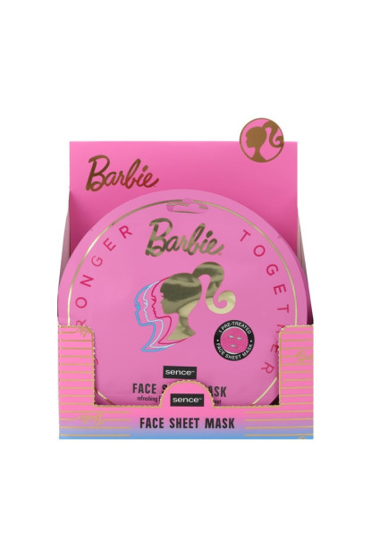 Mattel Barbie Shelf Display Printed Facial Sheet Mask 20ml