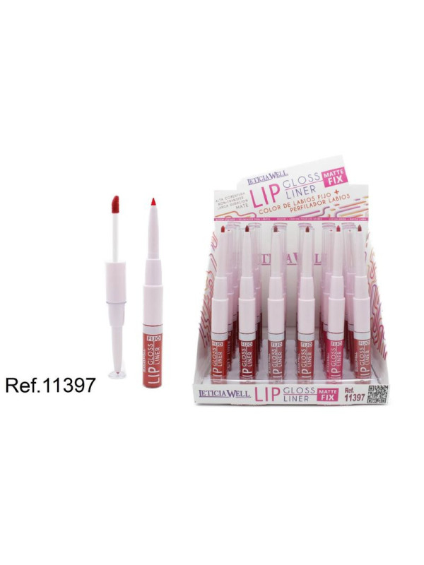 LIPGLOSS FIJO+PERFILADOR LABIOS MATTE