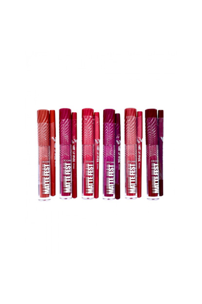 Gloss & Lip Liner Matte Fest D'donna 12279a Gloss & Lip Liner Matte Fest D'donna 12279a