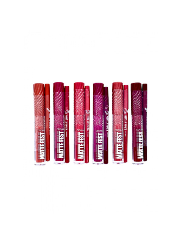 Gloss & Lip Liner Matte Fest D'donna 12279a