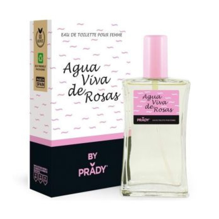 Prady - Eau de toilette para mujer 90ml - Agua Viva de Rosas