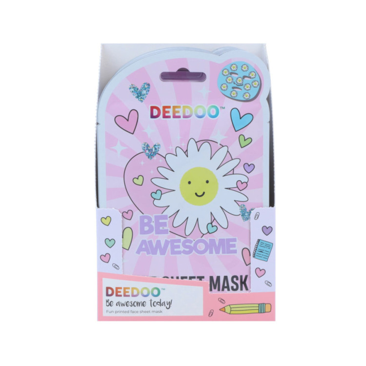 DeeDoo Shelf Display  Printed Facial Sheet Mask 20ml Flower 