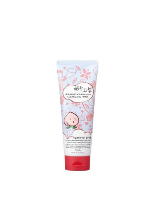 Pure Skin Hyaluronic Acid with Peach Cleansing Foam