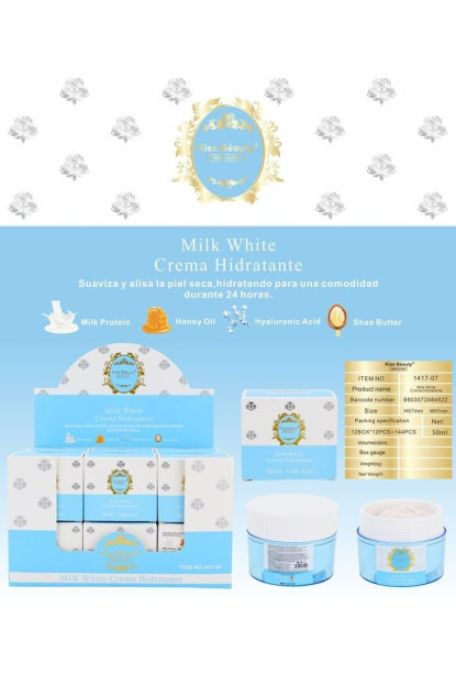 CREMA HIDRATANTE BLANCO LATTE
