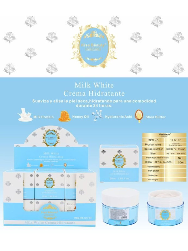CREMA HIDRATANTE BLANCO LATTE