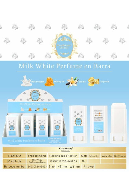 PERFUME EN BARRA BLANCO LATTE