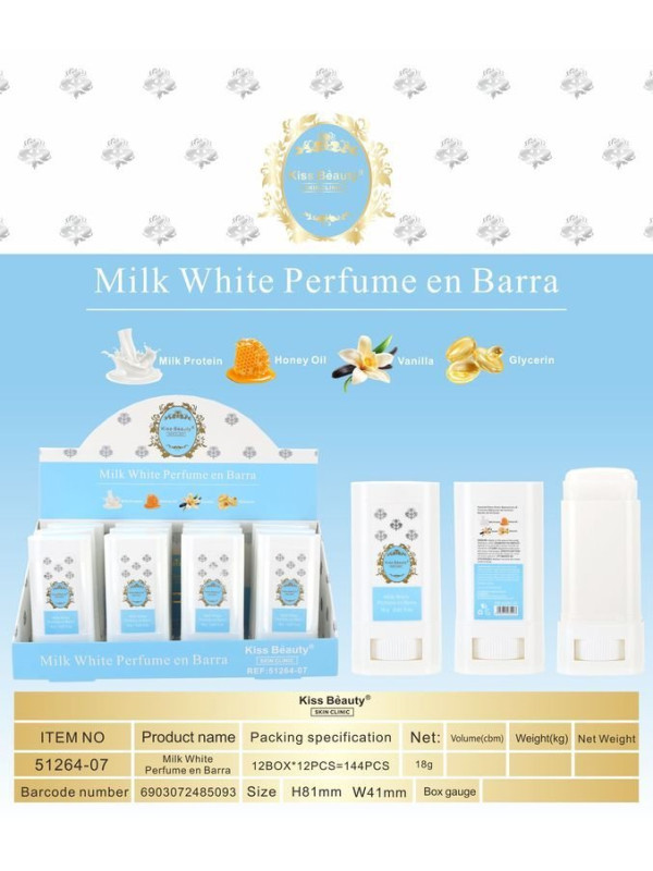 PERFUME EN BARRA BLANCO LATTE