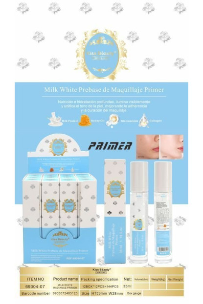 PREBASE DE MAQUILLAJE BLANCO LATTE