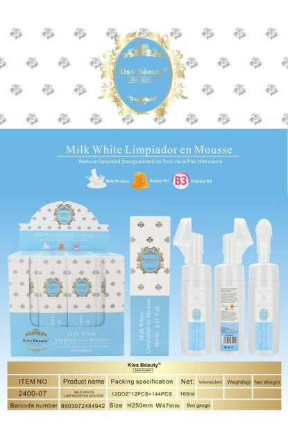 LIMPIADOR MOUSSE BLANCO LATTE