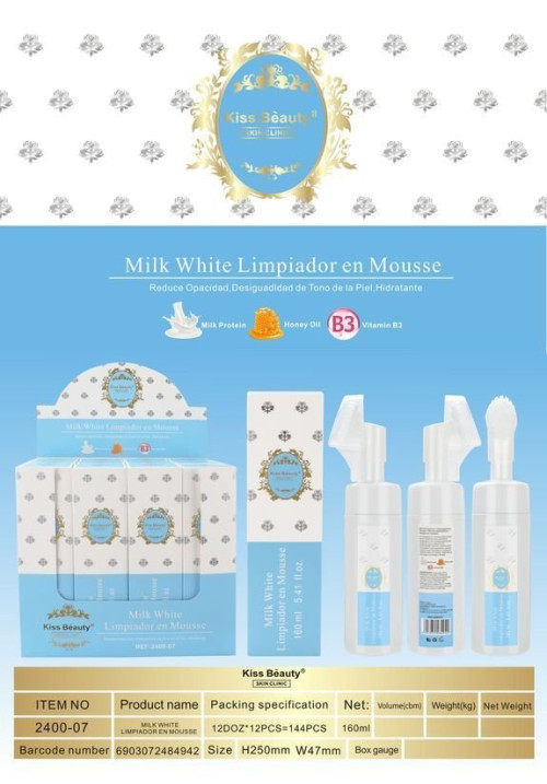 LIMPIADOR MOUSSE BLANCO LATTE