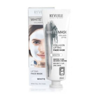  Mascarilla facial blanca White Mask Collagen Express