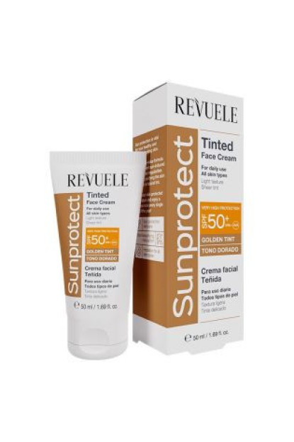 *Sunprotect* - Crema protectora solar con color SPF50+ - Golden tint