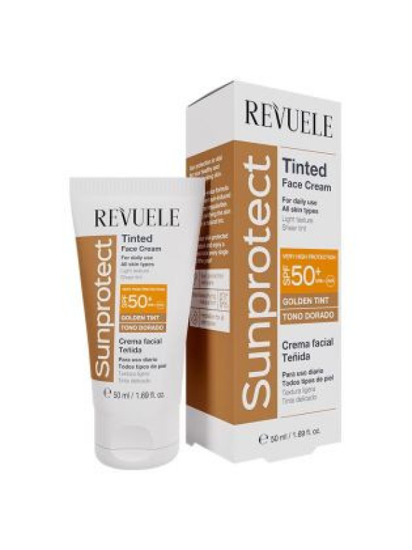 *Sunprotect* - Crema protectora solar con color SPF50+ - Golden tint
